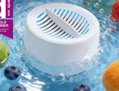 PuriBreeze produce cleaner device